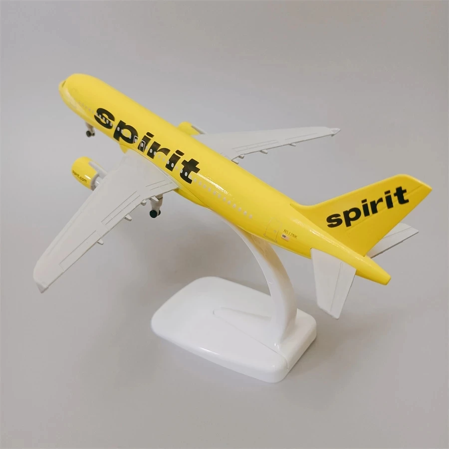 Spirit Airlines Airbus A320 Die-Cast Model 20cm 6 Spirit Airlines Airbus A320 Die-Cast Model 20cm - Image 6