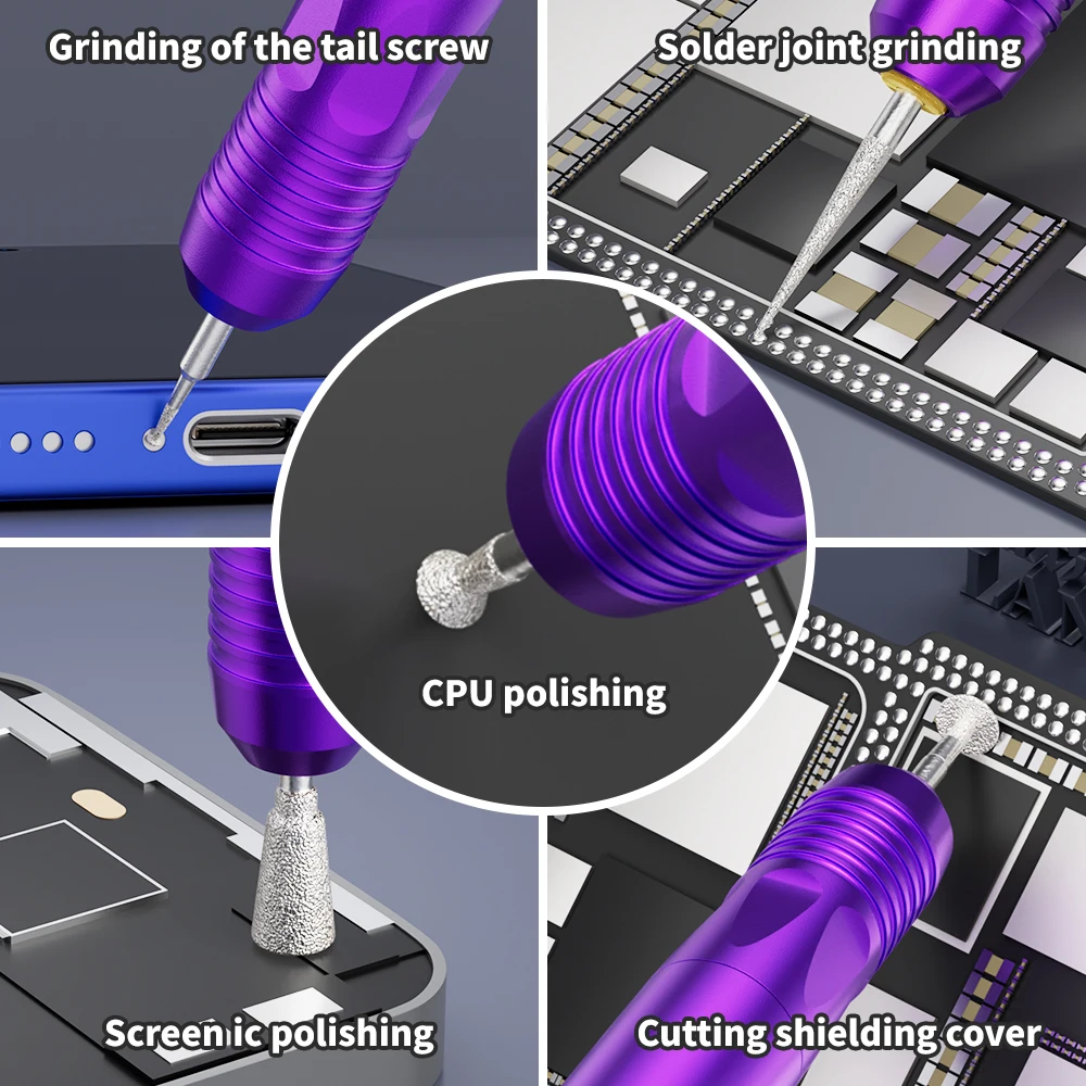 Purple Micro Grinding Pen for Electronics 4 Purple Micro Grinding Pen for Electronics - Image 4