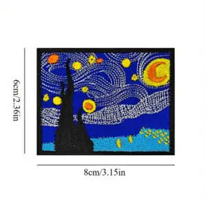 Art-Inspired Embroidered Patch Collection 16 Sc373754c87064fe592b0cc42d30f5a66Z