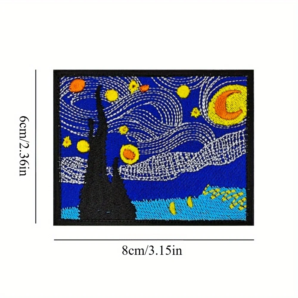 Art-Inspired Embroidered Patch Collection 8 Art-Inspired Embroidered Patch Collection - Image 8