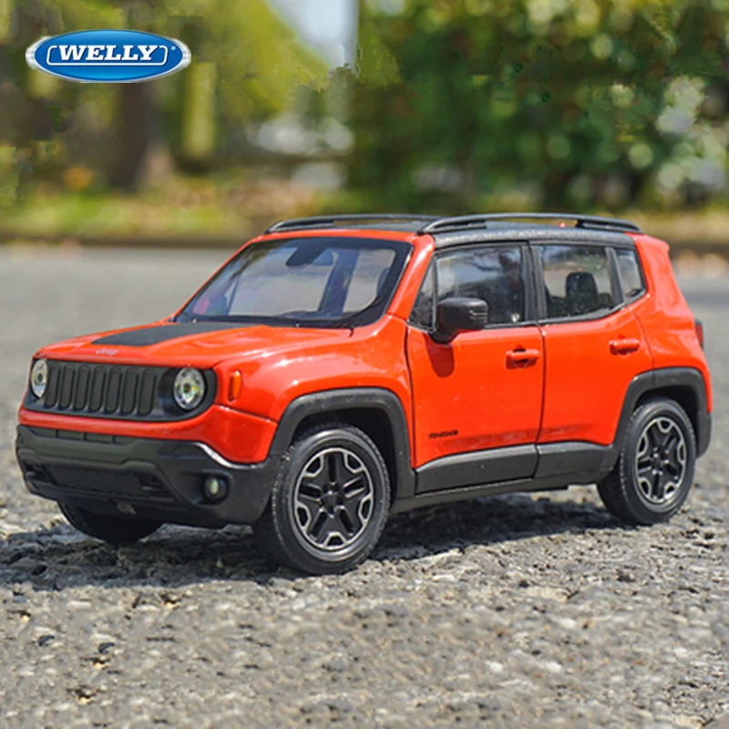 1:24 Jeep Renegade Trailhawk Diecast Model 2 1:24 Jeep Renegade Trailhawk Diecast Model - Image 2
