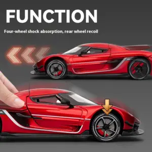 1/24 Jesko Absolute Metal Model Car 12 Sc3868ae370424494bde495606f3fb828c