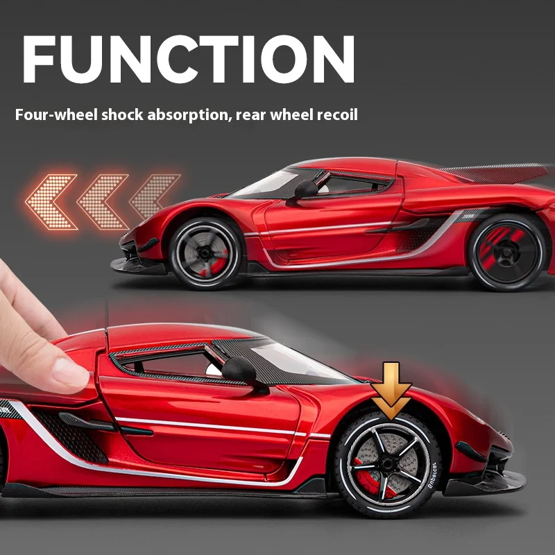 1/24 Jesko Absolute Metal Model Car 4 1/24 Jesko Absolute Metal Model Car - Image 4