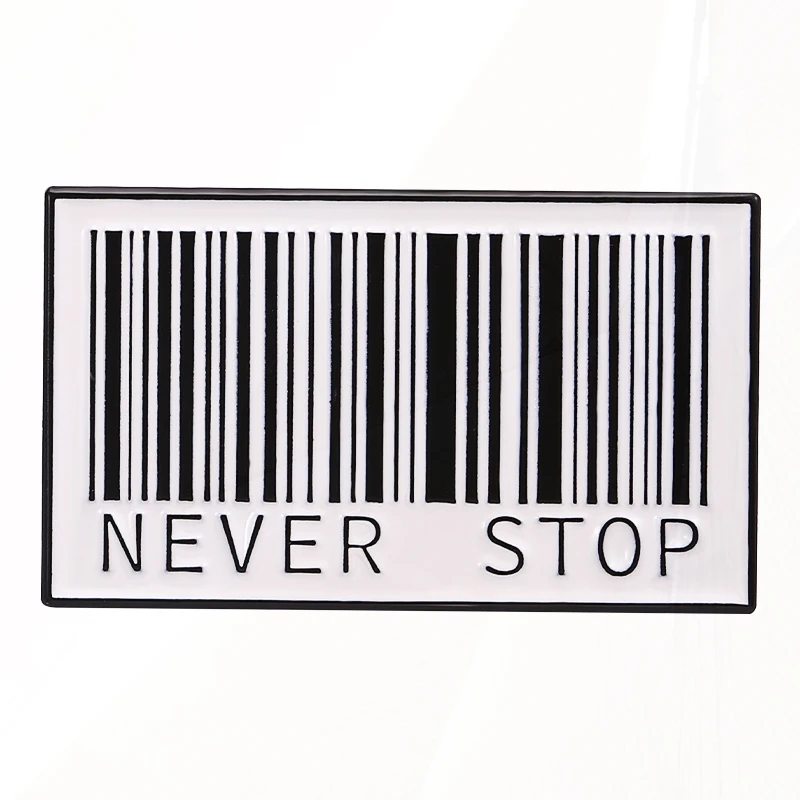 Black Enamel Artistic Brooch for Men and Women 7 Black Enamel Artistic Brooch for Men and Women - Image 7