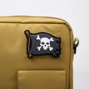 Rugged Glow-in-Dark Pirate Skull Patch 9 Sc3e405fffcac4a2c87124a7706d8f4dfV
