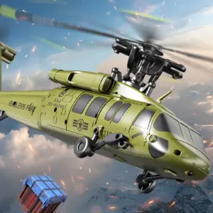 U9901 Military RC Helicopter 6CH Stunt Drone