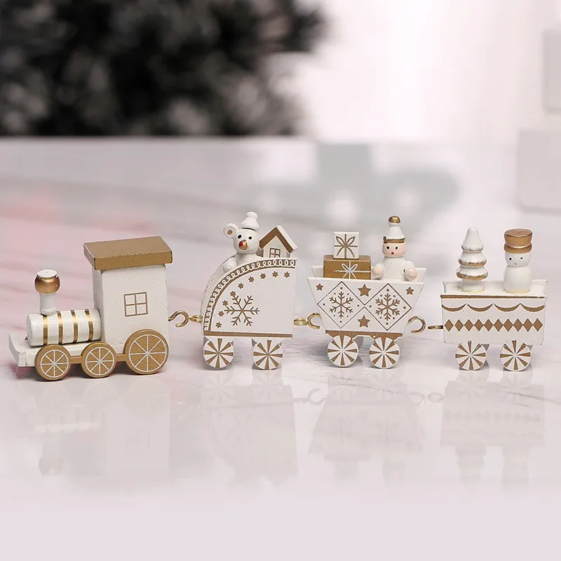 Festive Wooden Christmas Train Decoration 10 Festive Wooden Christmas Train Decoration - Image 10
