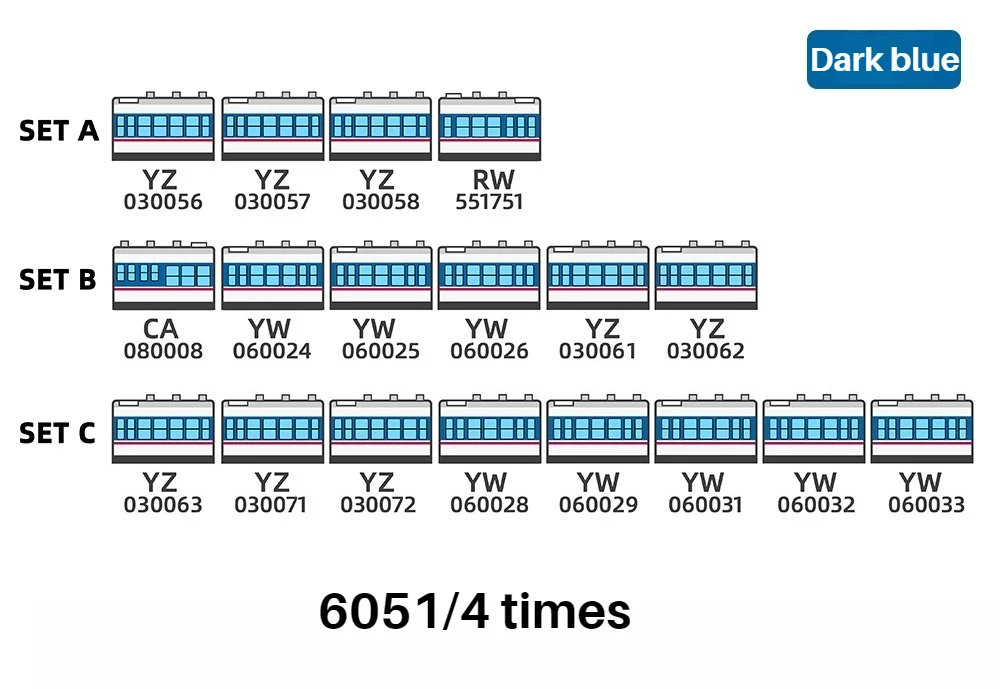 N-Scale 1/160 Passenger Train Set with Lights 9 N-Scale 1/160 Passenger Train Set with Lights - Image 9