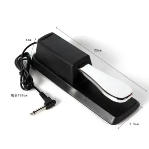 Elegant Metallic Finish Sustain Pedal for Digital Piano 13 Sc467bf44ba6b4e61b5b3674454bf0adf7
