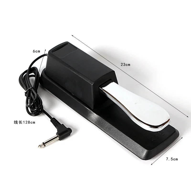 Elegant Metallic Finish Sustain Pedal for Digital Piano 6 Elegant Metallic Finish Sustain Pedal for Digital Piano - Image 6