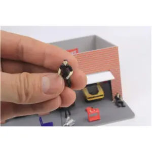 Miniature Automotive Repair Scene Diorama Set 12 Sc47b81d6e61943ac8ada6fe83d8ee9f0Q