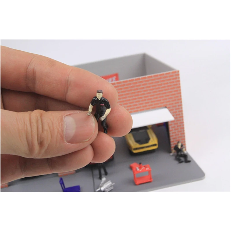 Miniature Automotive Repair Scene Diorama Set 5 Miniature Automotive Repair Scene Diorama Set - Image 5