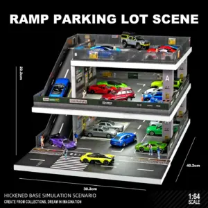 1:64 Scale Miniature Parking Lot Model 17 Sc49d5c96775849e984a3f5ca0647c8b79