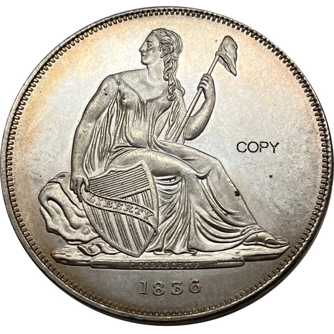 Antique Americana Liberty Replica Metal Art 3 Antique Americana Liberty Replica Metal Art - Image 3