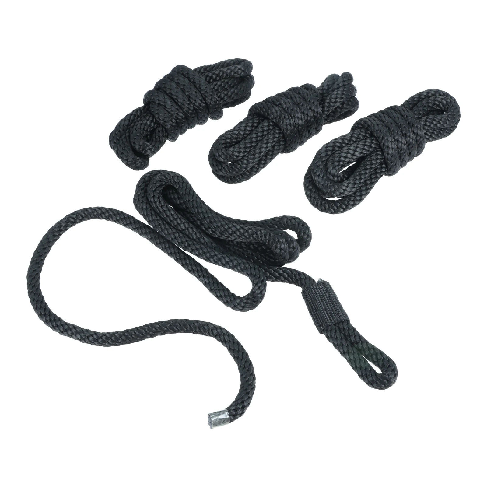 Durable Black Nylon Boat Bumper Rope Set 2 Durable Black Nylon Boat Bumper Rope Set - Image 2
