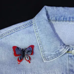 Dark Style Acrylic Butterfly Brooch for Unisex Wear 10 Sc4fc78a4383f46a986debf7bdf260af8T