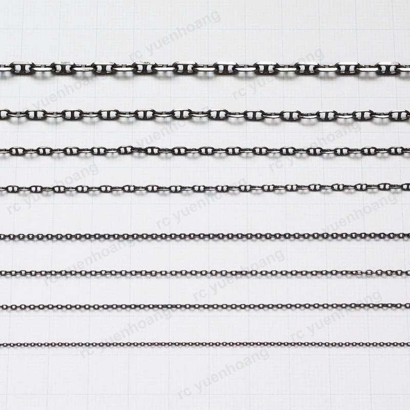 Black Metal Anchor Chain for RC Boats 4 Black Metal Anchor Chain for RC Boats - Image 4