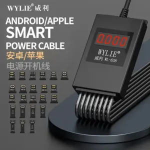 WYLIE WL-638 Universal Mobile Phone Power Start Cable Suitable for iPhone 6G-15PM Android Phone Repair Power Start Cable Tool