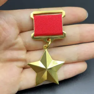 Soviet-Style Medal with Hammer and Sickle Emblem 12 Sc51ca4b78f1a4f79ae6885e3a9bfe559H