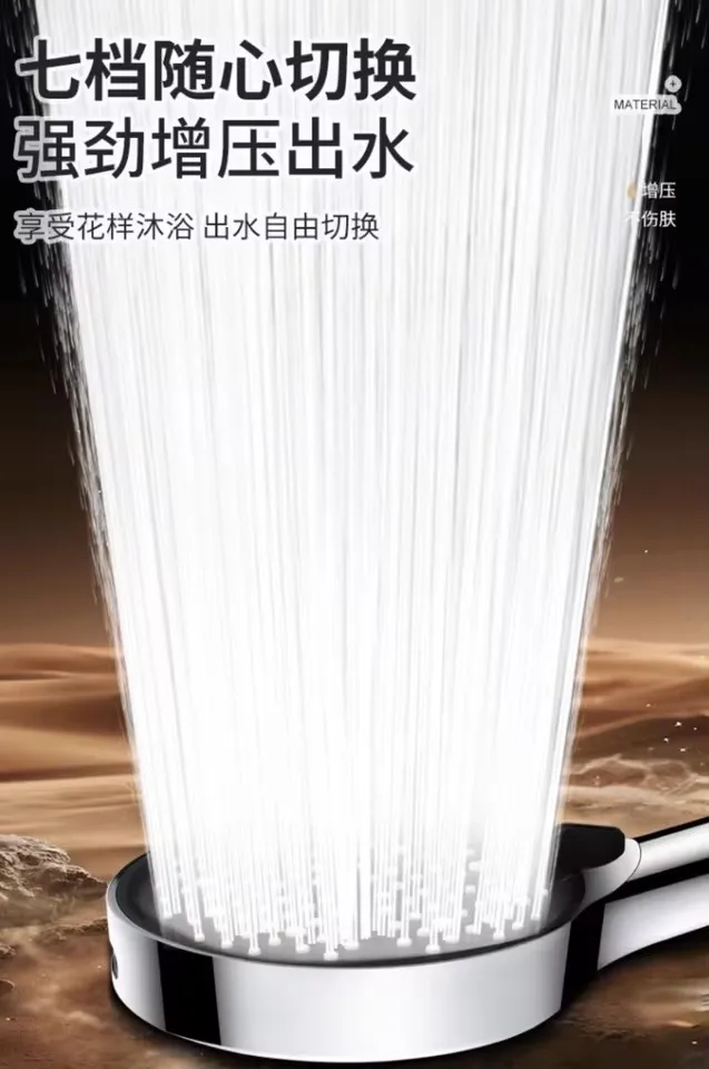 Multifunctional High-Pressure Shower Head 14cm 2 Multifunctional High-Pressure Shower Head 14cm - Image 2