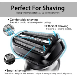 Braun Series 5 & 6 Foil & Cutter Replacement Head 11 Sc55948cb3ec64439b2fc7e0e3fa9b407I