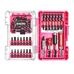 56-Piece Impact Screwdriver Set with Magnetic Holders