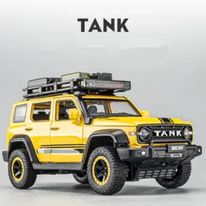 Black 1:24 Off-Road SUV Model with Sound & Light 17 Sc57df004e3564dc89e83908db68f1b04N