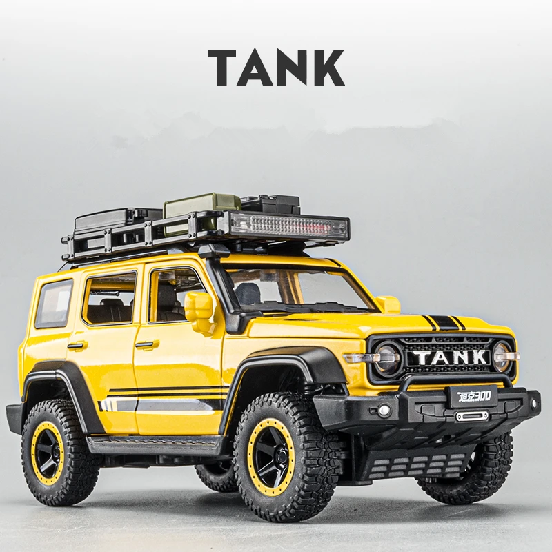 Black 1:24 Off-Road SUV Model with Sound & Light 9 Black 1:24 Off-Road SUV Model with Sound & Light - Image 9