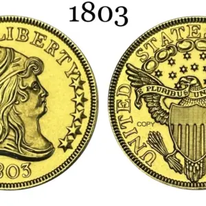 Vintage 1803 Liberty Gold Replica Coin 10 Sc5837d6c32b043cc8aff331e2aea28fbA