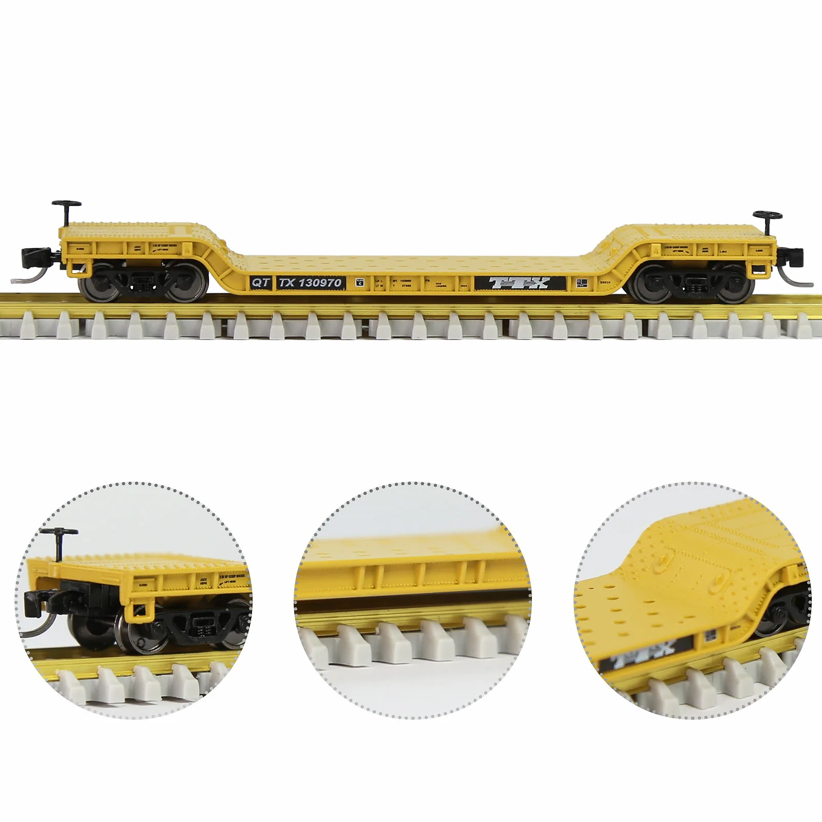 Vibrant N Scale Flat Car by Evemodel 9 Vibrant N Scale Flat Car by Evemodel - Image 9