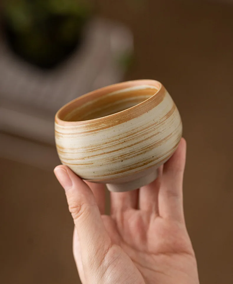 Handmade Japanese Ceramic Teacup 120ml 6 Handmade Japanese Ceramic Teacup 120ml - Image 6