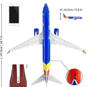 Southwest Airlines Boeing 737 Model Plane 1/85 10 Sc597ea0e74ff4bd2916b37fffba4f6b1p