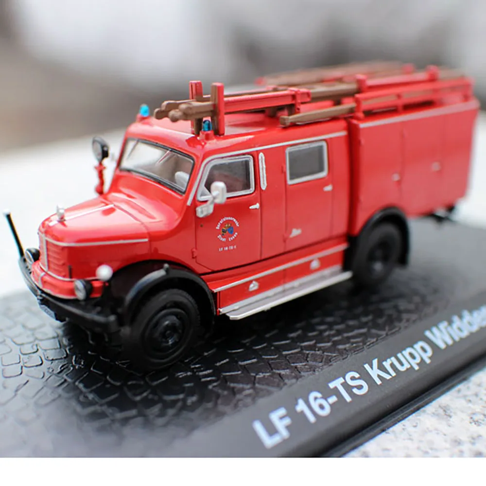 Vintage Krupp Widder Fire Truck Miniature 1:72 Scale 1 Vintage Krupp Widder Fire Truck Miniature 1:72 Scale