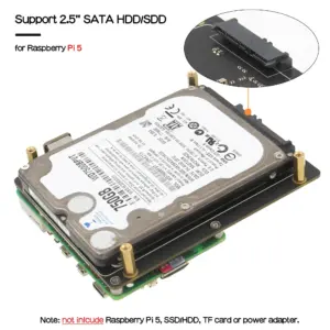 Geekworm X1100 2.5" SATA Drive Expansion Shield 7 Sc64434f8f2db4a94a36a82eb734e39d2w