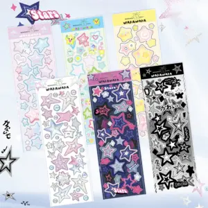 Colorful Y2K Star Sticker Sheet for Crafts 15 Sc66db1cee38f4cb7af34d522aae73213z