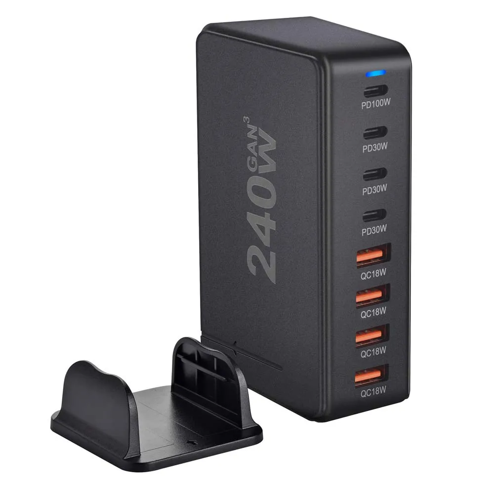 Desktop GaN Fast Charger 268W/240W with Multiple USB Ports 2 Desktop GaN Fast Charger 268W/240W with Multiple USB Ports - Image 2