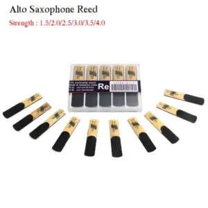 Alto Saxophone Reeds Set 10 pcs, Strengths 1.5-4.0 11 Sc67ec38a0e754e98b6320ee9bcf9386dz