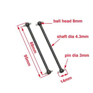 RC Car Dog-Bone Drive Shaft Set 80.5-139.5mm 14 Sc6f3d3e4d6924368babbac3b707d63c8O