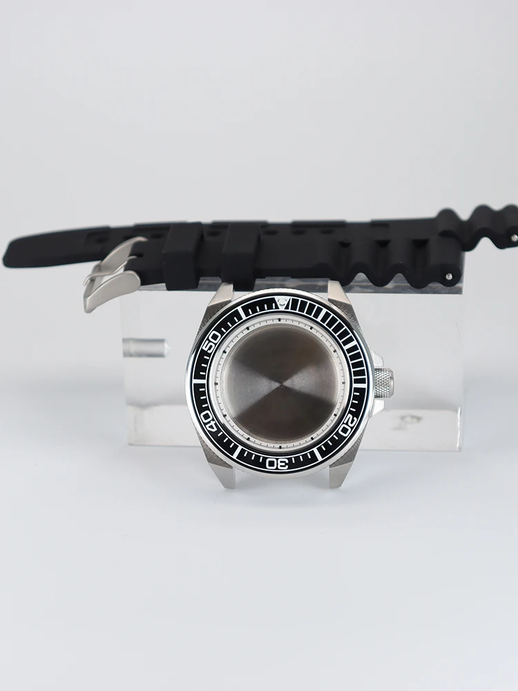 Modified Samurai Dive Watch Case Set 43.8mm 316L Steel 7 Modified Samurai Dive Watch Case Set 43.8mm 316L Steel - Image 7