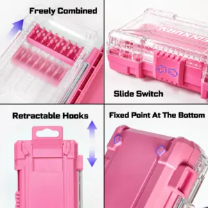 Pink 45-Piece Impact Screwdriver Bit Set 11 Sc7a8c4798a8a4e9fad26ead4c1b8c5e5C