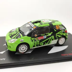 Vibrant Lime Green Citroen DS3 R3T Diecast Model 7 Sc7b96356122240f6b0d1d2cd835ec937M