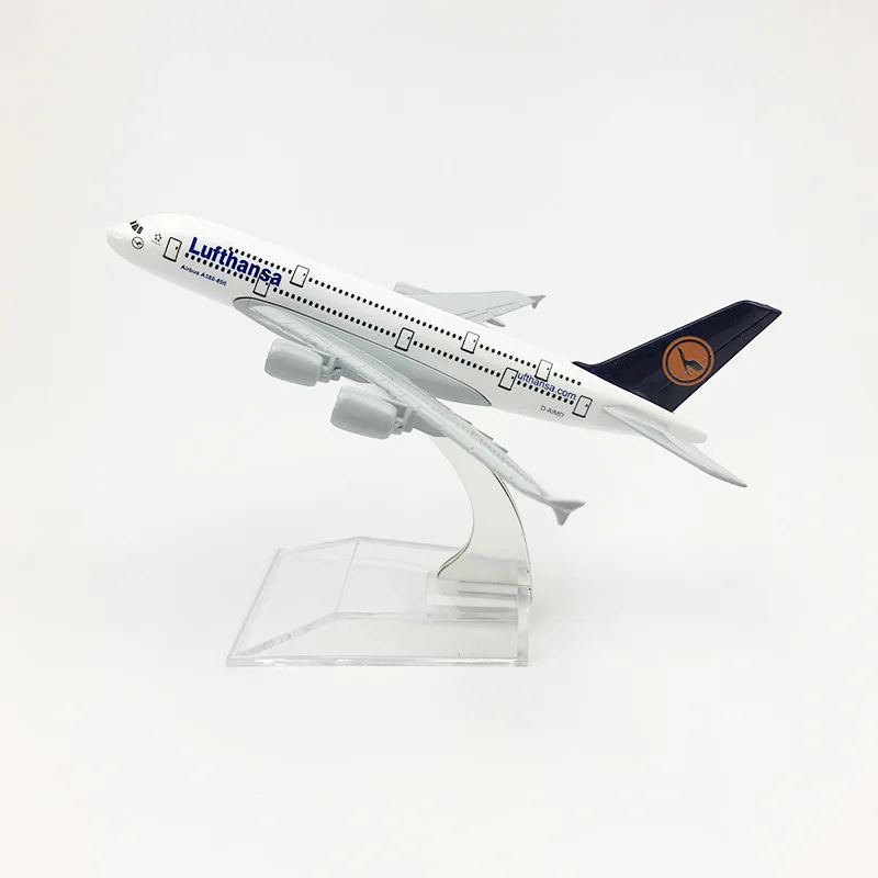 Diecast Airbus A380 Model 15-16cm Display Stand 4 Diecast Airbus A380 Model 15-16cm Display Stand - Image 4