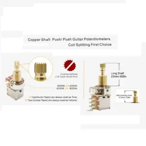 Push-Push Guitar Potentiometer with Switch 10 Sc7d47c90638c4277877fb2772c0e9bba0