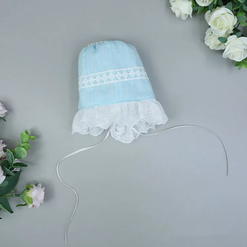 Vintage-Style White Lace Doll Bonnet for 20cm Dolls 7 Vintage-Style White Lace Doll Bonnet for 20cm Dolls - Image 7