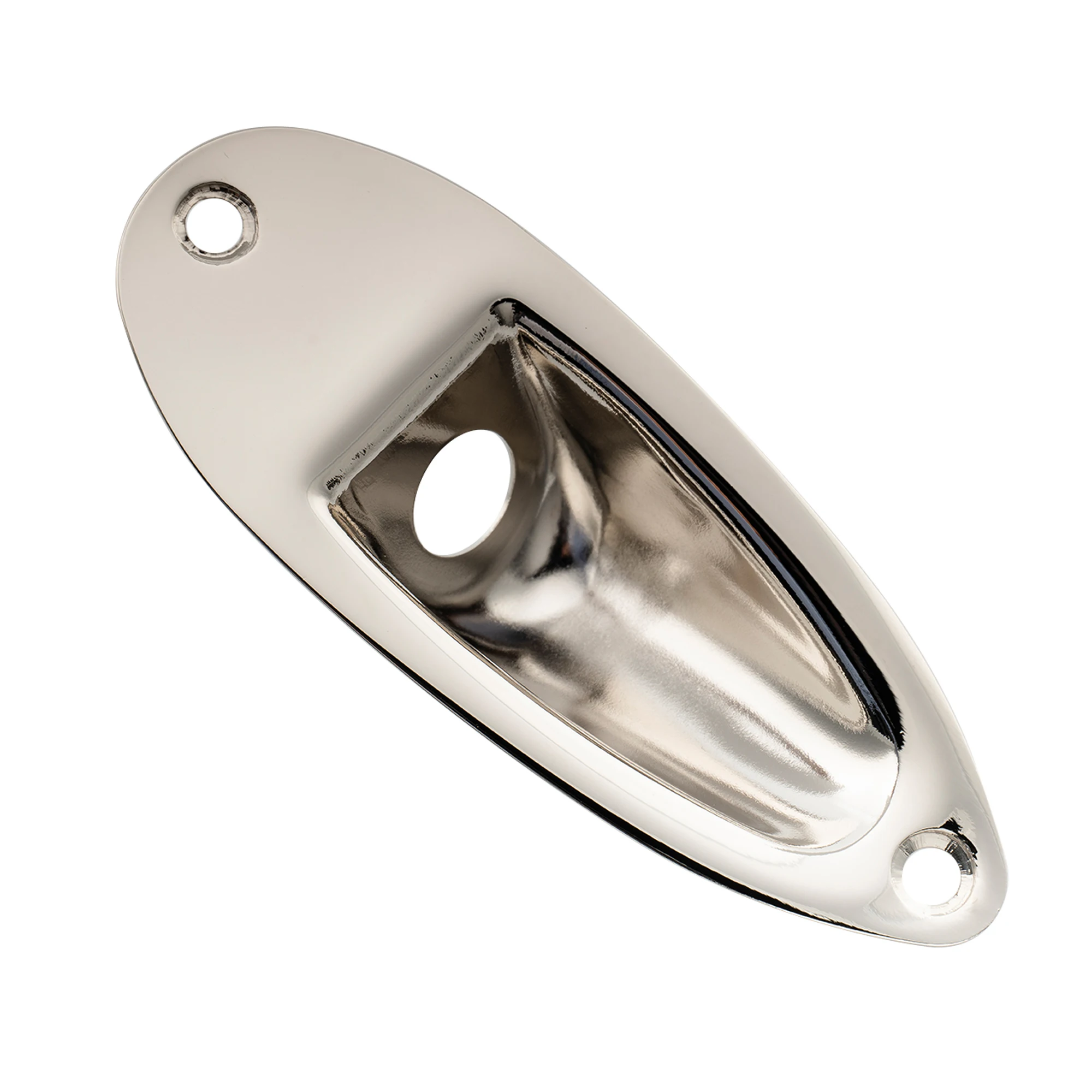 Steel Boat-Shaped Guitar Jack Plate for Strat 8 Steel Boat-Shaped Guitar Jack Plate for Strat - Image 8