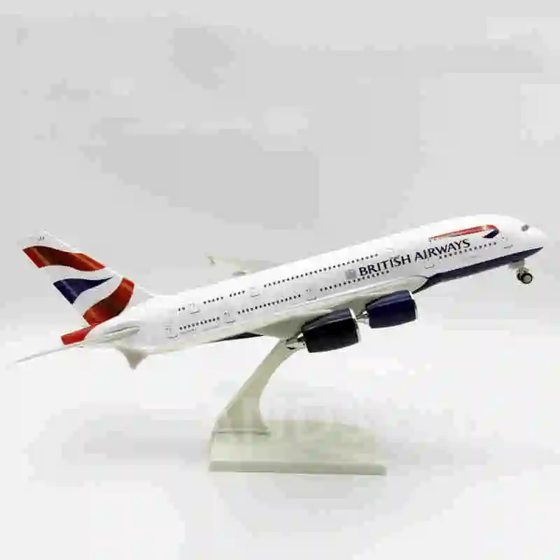 Airbus A380 British Airlines Model 30cm Diecast 3 Airbus A380 British Airlines Model 30cm Diecast - Image 3