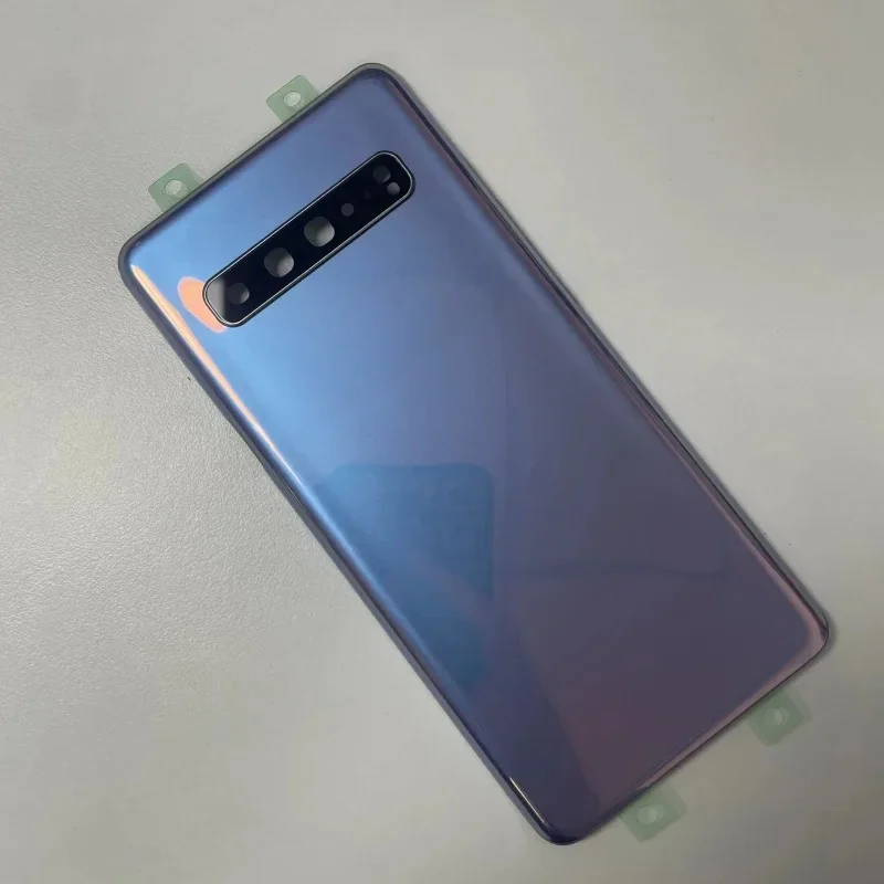 Samsung Galaxy S10 5G Glass Back Cover in Silver 7 Samsung Galaxy S10 5G Glass Back Cover in Silver - Image 7