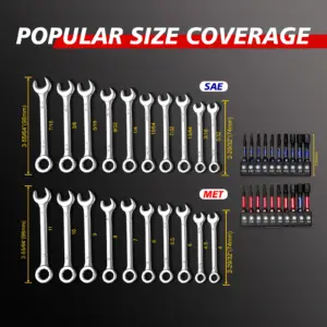 Precision Mini Wrench and Hex Bit Set 10 Sc8930585940b4151b2e4e87ba1645e96u