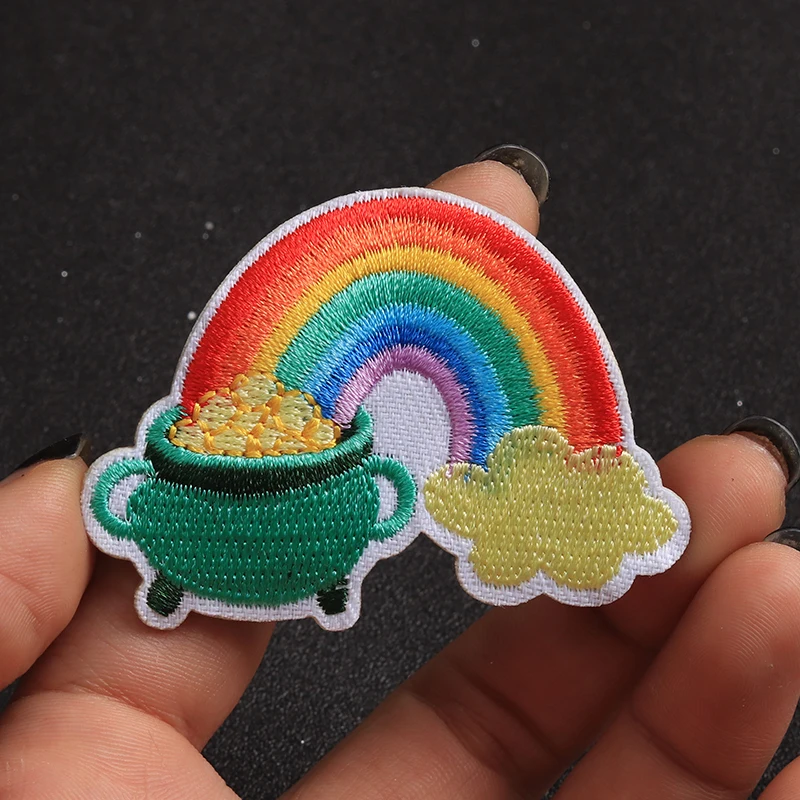 Colorful Cloud Patch Set - 5 Unique Patches 1 Colorful Cloud Patch Set - 5 Unique Patches