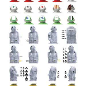 U.S. Navy Aircraft Carrier Crew Water Decals 1:48 11 Sc8c5ecbfabf24401b77ad8121bda10ec7